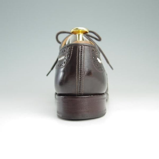 極上★トリッカーズ(レディース) SIZE 5【★カントリーシューズ/L5779】フルブローグ/カーフ/濃茶×白/短靴/Tricker's★e945