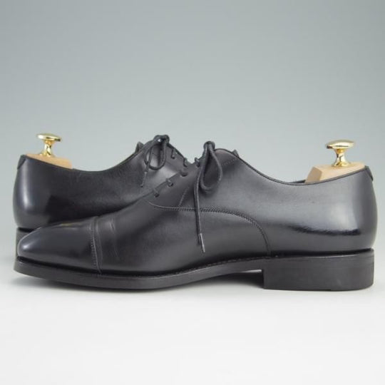 極美品★(スペイン製)カルミナ SIZE 6【★ストレートチップ/80665】FILADELFIAラスト/カーフ/黒/CARMINA★e946