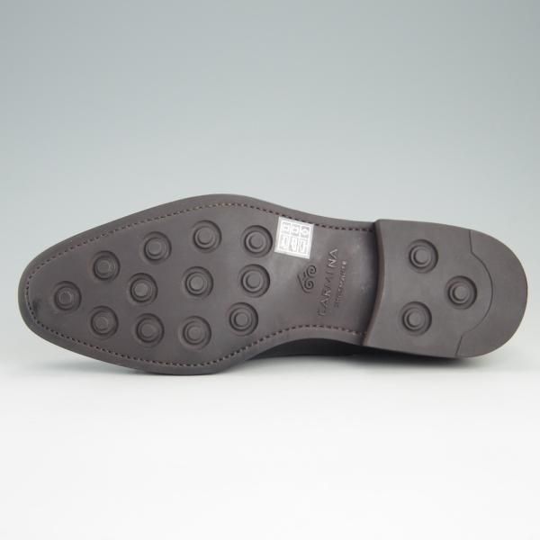 極美品★(スペイン製)カルミナ SIZE 6【★ストレートチップ/80665】FILADELFIAラスト/カーフ/黒/CARMINA★e946