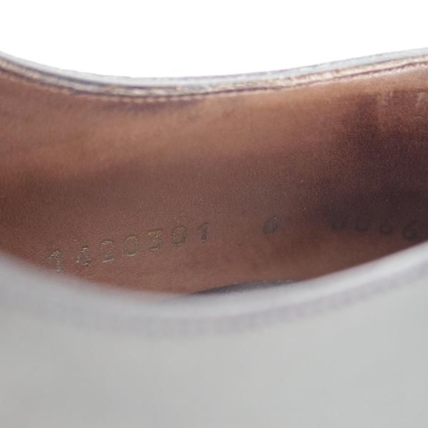 極美品★(スペイン製)カルミナ SIZE 6【★ストレートチップ/80665】FILADELFIAラスト/カーフ/黒/CARMINA★e946