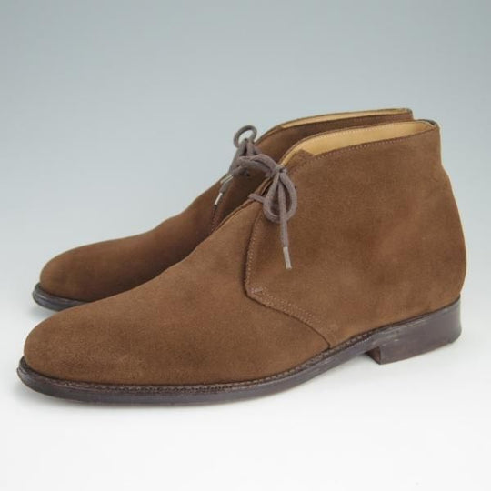 極上★チャーチ 70G/UK7【貴重★100ラスト/CARLISLE】4都市ロゴ/チャッカブーツ/スエード/茶/メンズ/Church's★e947