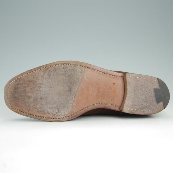 極上★チャーチ 70G/UK7【貴重★100ラスト/CARLISLE】4都市ロゴ/チャッカブーツ/スエード/茶/メンズ/Church's★e947