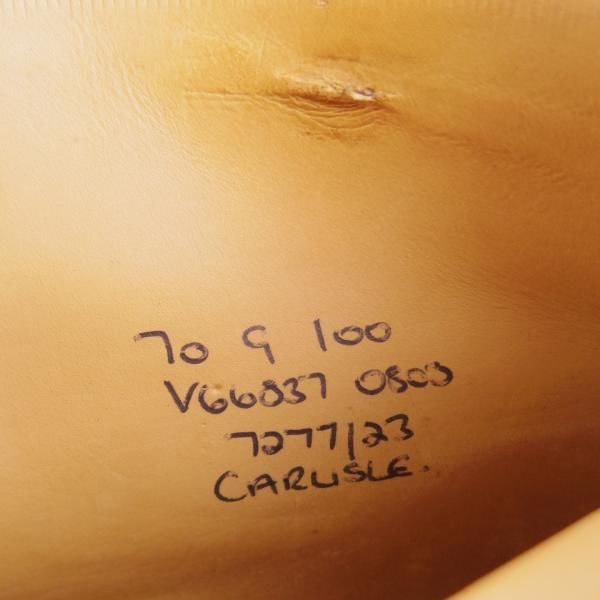 極上★チャーチ 70G/UK7【貴重★100ラスト/CARLISLE】4都市ロゴ/チャッカブーツ/スエード/茶/メンズ/Church's★e947