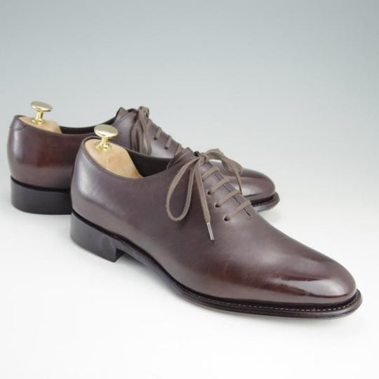 極美品★シェットランドフォックス SIZE 6.5【定価￥57,200-★DUKEシリーズ/057F】ホールカット/カーフ/濃茶/Shetlandfox★e949