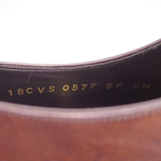 極美品★シェットランドフォックス SIZE 6.5【定価￥57,200-★DUKEシリーズ/057F】ホールカット/カーフ/濃茶/Shetlandfox★e949