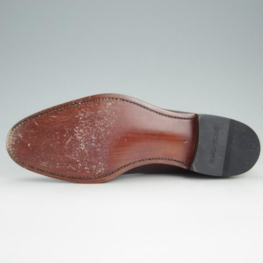 極美品★シェットランドフォックス SIZE 7【グッドイヤーウェルテッド製法★モンクストラップ/023F】カーフ/濃茶/Shetlandfox★e950