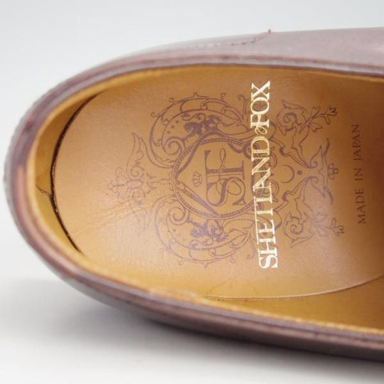 極美品★シェットランドフォックス SIZE 7【グッドイヤーウェルテッド製法★モンクストラップ/023F】カーフ/濃茶/Shetlandfox★e950