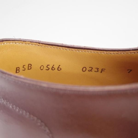 極美品★シェットランドフォックス SIZE 7【グッドイヤーウェルテッド製法★モンクストラップ/023F】カーフ/濃茶/Shetlandfox★e950