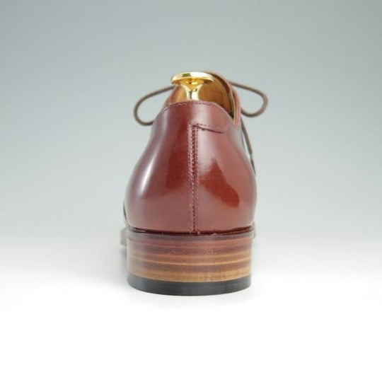 極美品★トレーディングポスト SIZE 7【定価￥70,000-★MEN'S CLUBモデル/(仏)アノネイ社】カーフ/赤茶/メンズ/Trading Post★e951