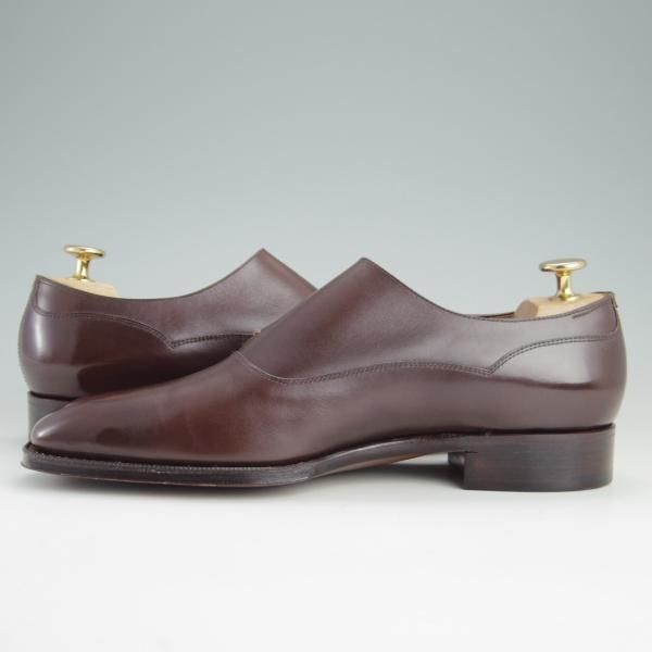 ほぼ未使用★ホール&マークス SIZE 6.5【定価10万〜15万円程度★サイドモンク/Winchester】カーフ/濃茶/メンズ/Hall&marks★e952