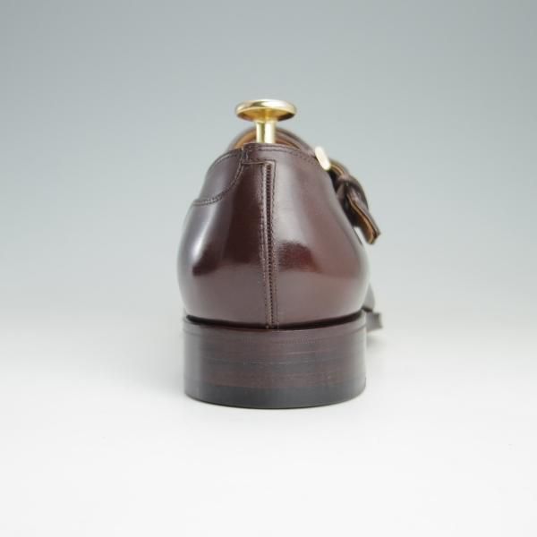 ほぼ未使用★ホール&マークス SIZE 6.5【定価10万〜15万円程度★サイドモンク/Winchester】カーフ/濃茶/メンズ/Hall&marks★e952