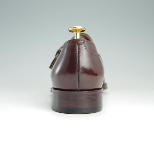 ほぼ未使用★ホール&マークス SIZE 6.5【定価10万〜15万円程度★サイドモンク/Winchester】カーフ/濃茶/メンズ/Hall&marks★e952