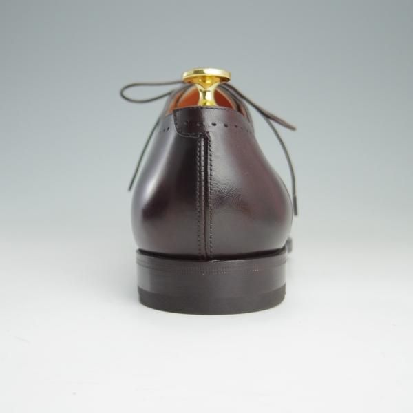 新品★(伊)サントーニ SIZE 6【レベルソ仕立て★セミブローグ/15564】カーフ/赤茶/メンズ/Santoni★e953