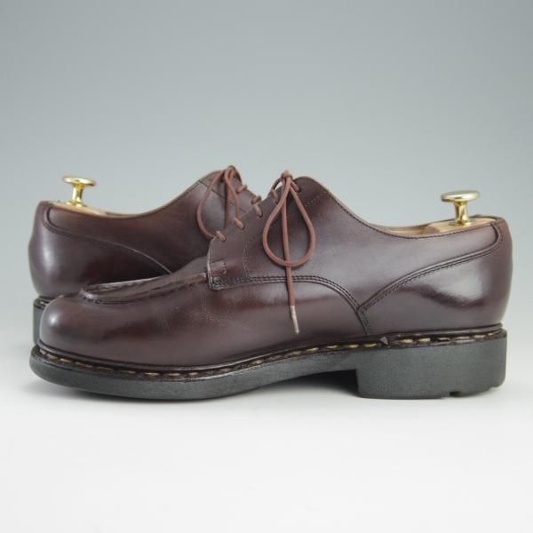 極上★パラブーツ SIZE 6.5【定価￥71,500-★シャンボード/CHAMBORD】TEXソール/リスレザー/CAFE/カフェ/濃茶/Uチップ/Paraboot★e954