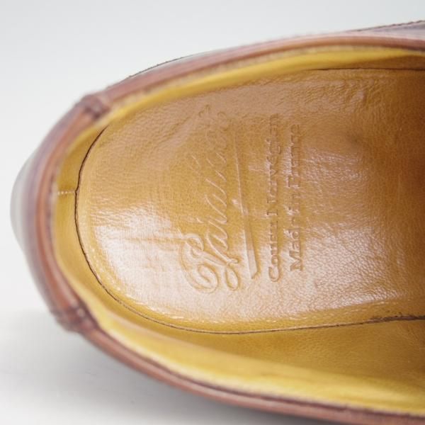 極上★パラブーツ SIZE 6.5【定価￥71,500-★シャンボード/CHAMBORD】TEXソール/リスレザー/CAFE/カフェ/濃茶/Uチップ/Paraboot★e954