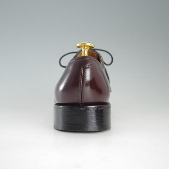 極上★ジョンロブ 5E【貴重★5495ラスト/FIVE】プレーントゥ/カーフ/赤茶/メンズ/JOHN LOBB★e956