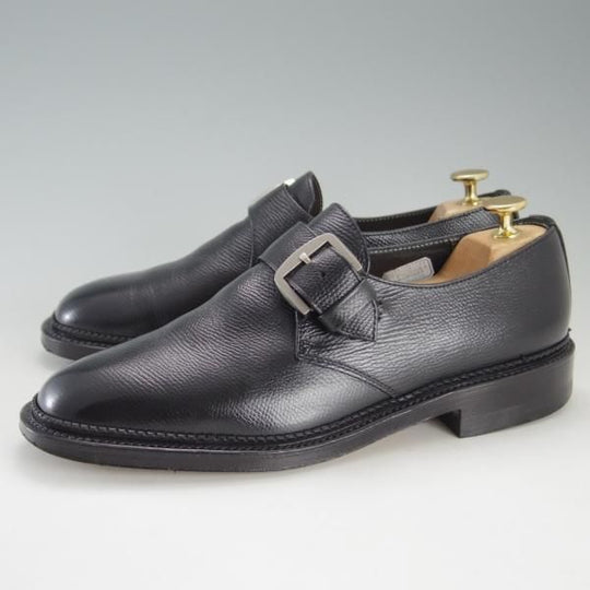 極上★リーガル 24.5EE【定価￥31,900-★グッドイヤーウェルテッド製法/モンクストラップ】2321/グレインレザー/黒/メンズ/REGAL★e960