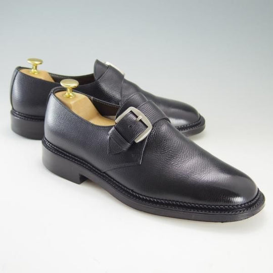 極上★リーガル 24.5EE【定価￥31,900-★グッドイヤーウェルテッド製法/モンクストラップ】2321/グレインレザー/黒/メンズ/REGAL★e960