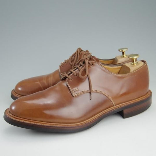 極上★(英)アルフレッド・サージェント UK7.5【貴重★ウイスキーコードバン仕様/エクスクルーシブライン】茶/Alfred Sargent★e964