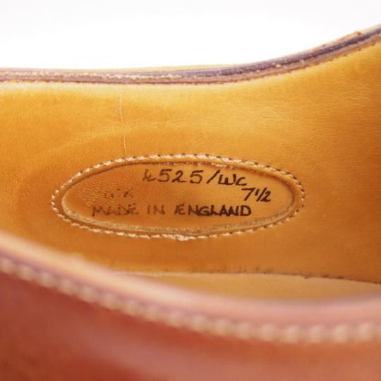 極上★(英)アルフレッド・サージェント UK7.5【貴重★ウイスキーコードバン仕様/エクスクルーシブライン】茶/Alfred Sargent★e964