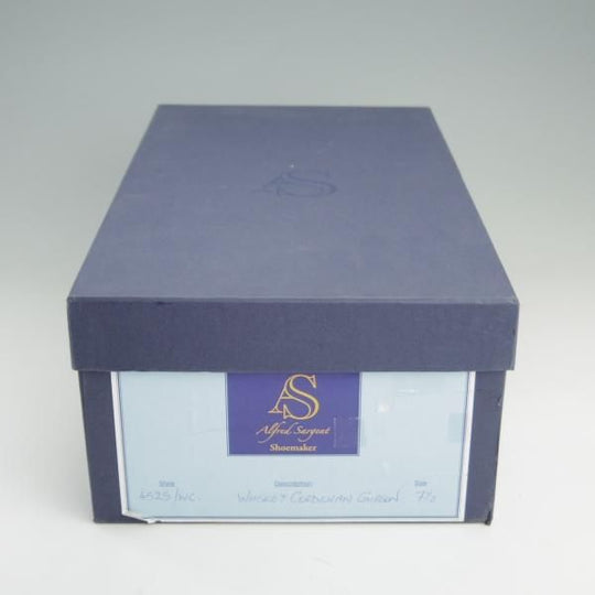 極上★(英)アルフレッド・サージェント UK7.5【貴重★ウイスキーコードバン仕様/エクスクルーシブライン】茶/Alfred Sargent★e964