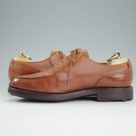 極上★クロケット&ジョーンズ 5.5E【現行定価￥88,000-★モールトン/MORETON】リッジウェイソール/292ラスト/茶/Crockett&Jones★e965