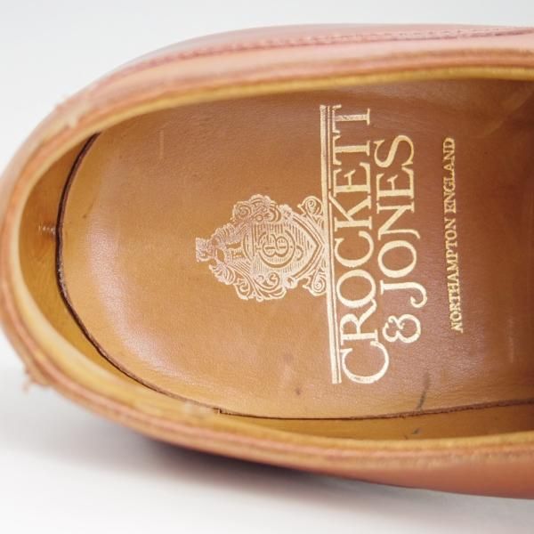 極上★クロケット&ジョーンズ 5.5E【現行定価￥88,000-★モールトン/MORETON】リッジウェイソール/292ラスト/茶/Crockett&Jones★e965