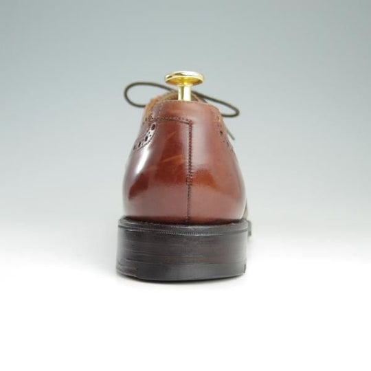 極上★クロケット&ジョーンズ 8E【★フルブローグ/LONDON】ロンドン/カーフ/茶/メンズ/Crockett&Jones★e966