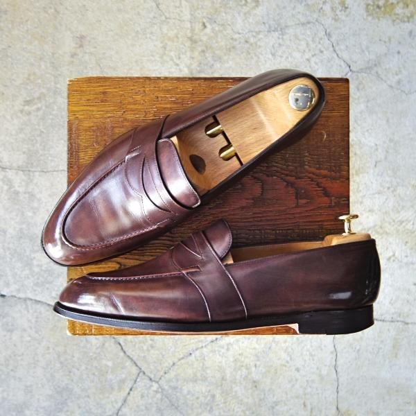 ジョンロブJOHN LOBB コインローファー 23cm/55C 97aa7c46253b1c765492ed78acc99d