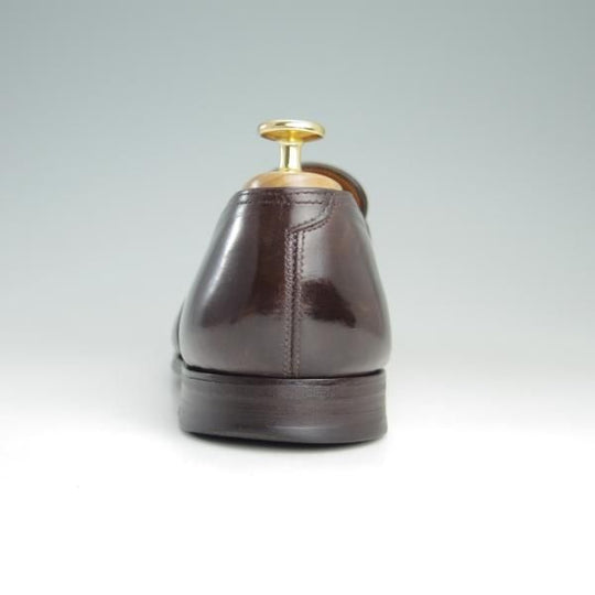 極上★ジョンロブ 7.5EE【定価￥243,100-★フルストラップコインローファー/FENCOTE】4098ラスト/ミスティカーフ/濃茶/JOHN LOBB★e969