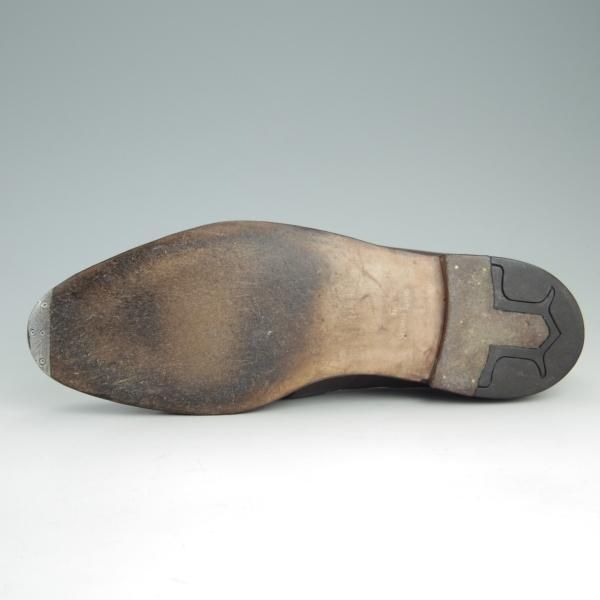 極上★ジョンロブ 7.5EE【定価￥243,100-★フルストラップコインローファー/FENCOTE】4098ラスト/ミスティカーフ/濃茶/JOHN LOBB★e969