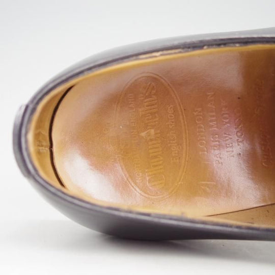 極上★チャーチ 55F/UK5.5【定価￥130,900-★コンサル/CONSUL】173ラスト/ストレートチップ/5都市/カーフ/黒/メンズ/Church's★e972