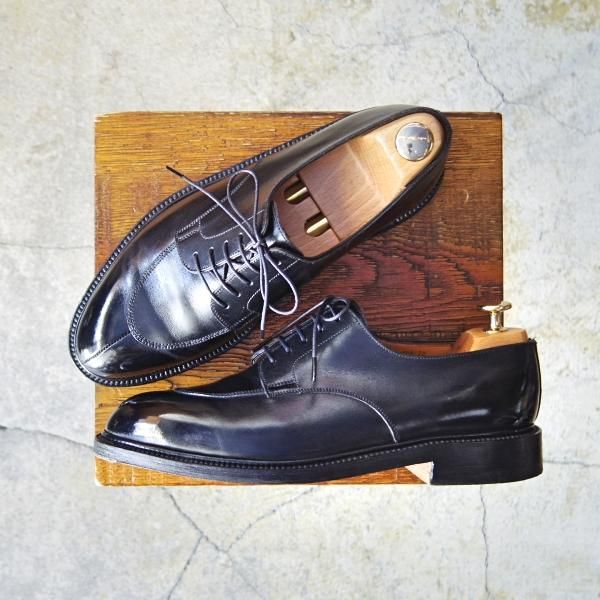 【希少旧ロゴ】J.M. WESTONのスプリットトゥダービー　Uチップ 極上☆J.M.ウェストン 6.5D【旧ロゴ☆スプリットトゥ
