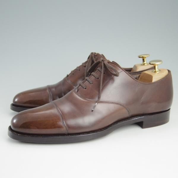 極上★(英)グレンソン 6.5D【最上級★マスターピース/ストレートチップ】3225-29/カーフ/濃茶/メンズ/GRENSON★e976