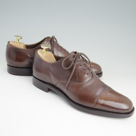 極上★(英)グレンソン 6.5D【最上級★マスターピース/ストレートチップ】3225-29/カーフ/濃茶/メンズ/GRENSON★e976