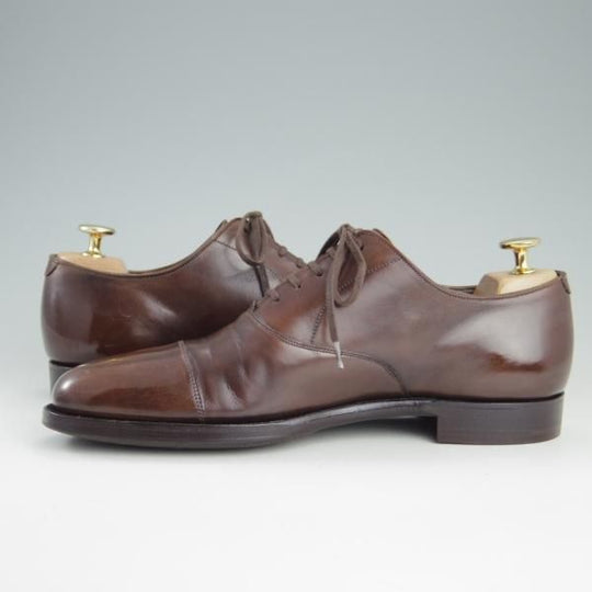 極上★(英)グレンソン 6.5D【最上級★マスターピース/ストレートチップ】3225-29/カーフ/濃茶/メンズ/GRENSON★e976