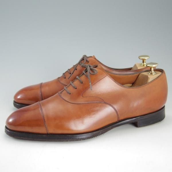 極上★エドワードグリーン 8.5E【定価￥174,900-★チェルシー/CHELSEA/202ラスト】ストレートチップ/カーフ/茶/EDWARD GREEN★e978