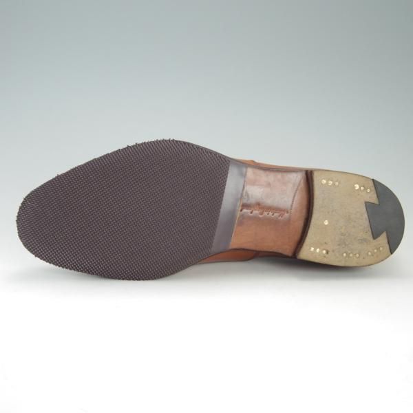 極上★エドワードグリーン 8.5E【定価￥174,900-★チェルシー/CHELSEA/202ラスト】ストレートチップ/カーフ/茶/EDWARD GREEN★e978
