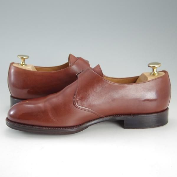 極上★(スペイン製)YANKO/ヤンコ SIZE 25【グッドイヤーウェルテッド製法★モンクストラップ】10400301/カーフ/茶/メンズ★e979