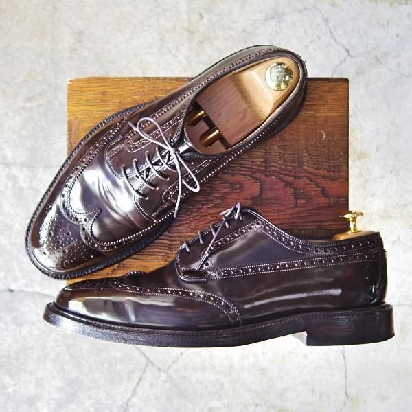 極上★チャーチ 85G/UK8.5【貴重★100ラスト/GRAFTON/グラフトン】ポリッシュドバインダーカーフ/ライトエボニー/Church's★e983