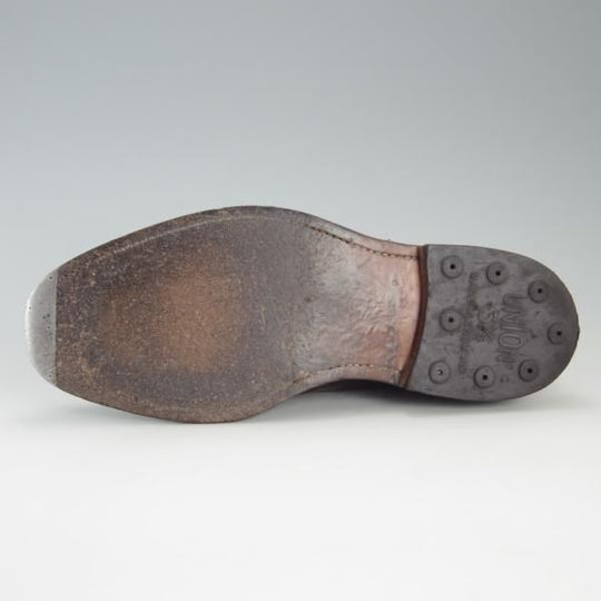 極上★チャーチ 85G/UK8.5【貴重★100ラスト/GRAFTON/グラフトン】ポリッシュドバインダーカーフ/ライトエボニー/Church's★e983