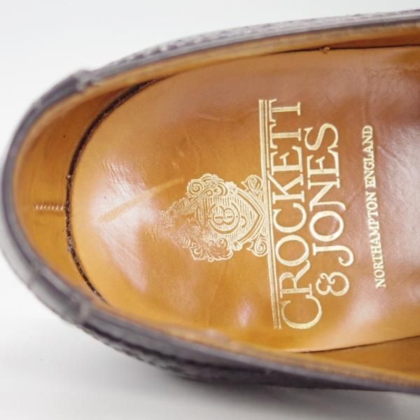 極上★クロケット&ジョーンズ 7E【★セミブローグ/WESTMINSTER】ウエストミンスター/カーフ/黒/メンズ/Crockett&Jones★e984