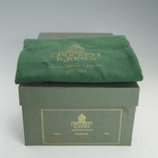 極上★クロケット&ジョーンズ 7E【★セミブローグ/WESTMINSTER】ウエストミンスター/カーフ/黒/メンズ/Crockett&Jones★e984