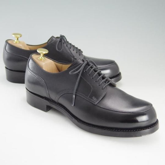 極美品★(恵比寿)ショセ SIZE 24.5【定価￥74,800-★Sublime by chausser/SU-101】Uチップ/カーフ/黒/メンズ/サブライム★e985