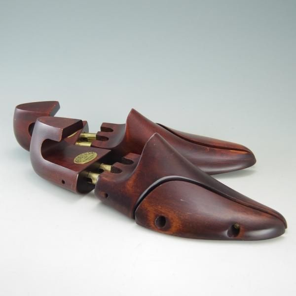 極上★(英)FOSTER&SON/フォスター&サン SIZE 8【貴重★純正シューツリー】木製シューキーパー/メンズ★e987