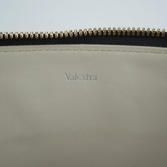 極上★(伊)ヴァレクストラ/Valextra【★レザー/クラッチバッグ】ユニセックス/メンズ&レディース/クラッチ/バッグ/黒/革/鞄★N5583