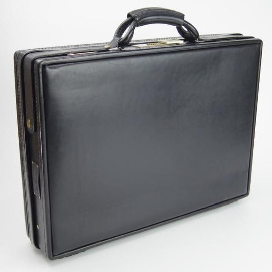 極上★(米)ハートマン/hartmann luggage【定価20万円以上★アタッシュケース】ベルティングレザー/黒/メンズ/ビジネス/バッグ/革/鞄★N5586