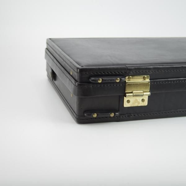 極上★(米)ハートマン/hartmann luggage【定価20万円以上★アタッシュケース】ベルティングレザー/黒/メンズ/ビジネス/バッグ/革/鞄★N5586