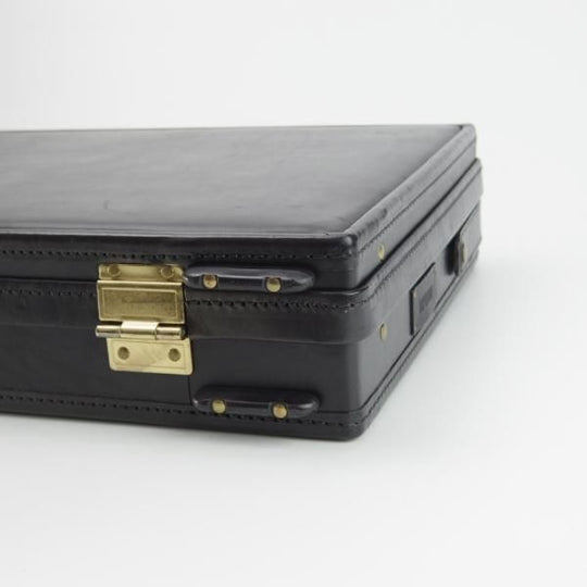 極上★(米)ハートマン/hartmann luggage【定価20万円以上★アタッシュケース】ベルティングレザー/黒/メンズ/ビジネス/バッグ/革/鞄★N5586