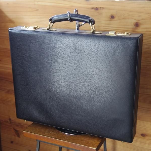 良品! 最高級! PORTER 肉厚オールレザー ブリーフケース バッグ 極上☆ポーター/PORTER【貴重☆レザー/アタッシュケース】メンズ